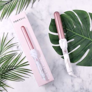 FoxyBae White Marble Rose Gold 32mm Curling Wand
